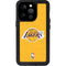 NBA Los Angeles Lakers Distressed iPhone 14 Pro Waterproof Case