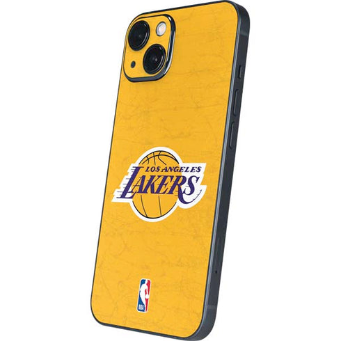 NBA Los Angeles Lakers Distressed iPhone Skins