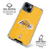 NBA Los Angeles Lakers Distressed iPhone 15 Clear Case