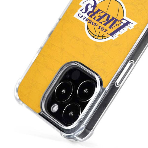 NBA Los Angeles Lakers Distressed iPhone 16 Pro MagSafe Case