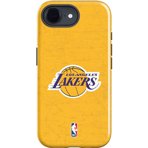 NBA Los Angeles Lakers Distressed iPhone 16e Impact Case