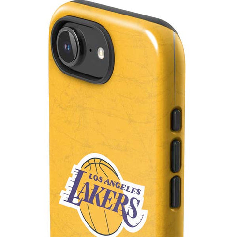 NBA Los Angeles Lakers Distressed iPhone 16e Impact Case