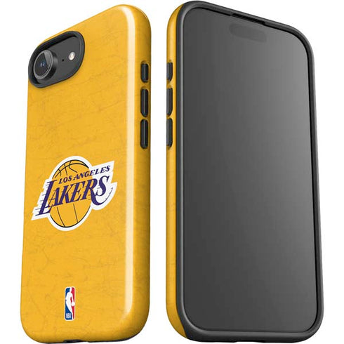 NBA Los Angeles Lakers Distressed iPhone 16e Impact Case
