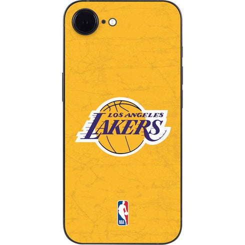 NBA Los Angeles Lakers Distressed iPhone 16e Skin