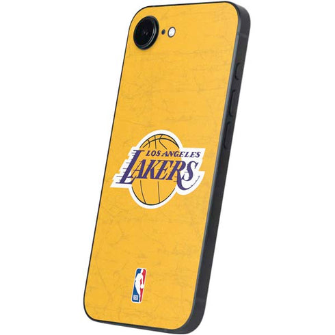 NBA Los Angeles Lakers Distressed iPhone 16e Skin