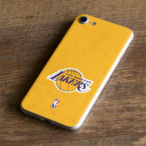 NBA Los Angeles Lakers Distressed iPhone 7 Skin