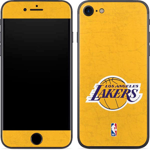 NBA Los Angeles Lakers Distressed iPhone 8 Skin