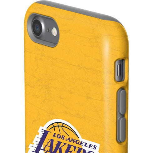 NBA Los Angeles Lakers Distressed iPhone SE (2nd & 3rd Gen) Pro Case