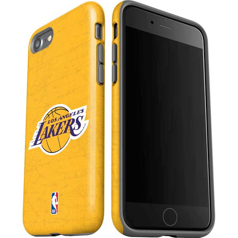 NBA Los Angeles Lakers Distressed iPhone SE (2nd & 3rd Gen) Pro Case