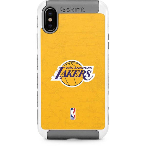 NBA Los Angeles Lakers Distressed iPhone Cases