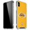 NBA Los Angeles Lakers Distressed iPhone X/XS Clear Case