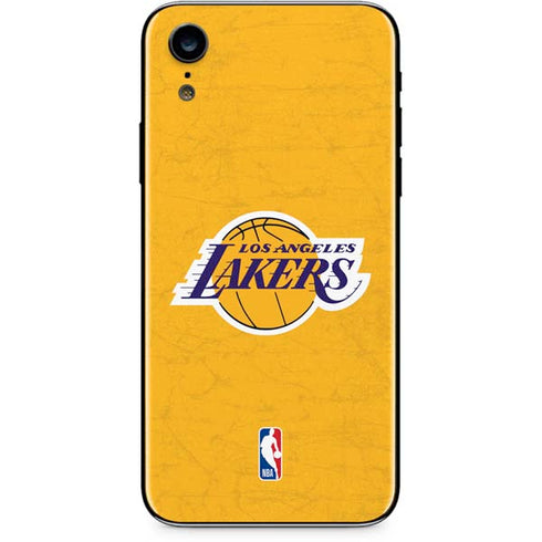 NBA Los Angeles Lakers Distressed iPhone XR Skin