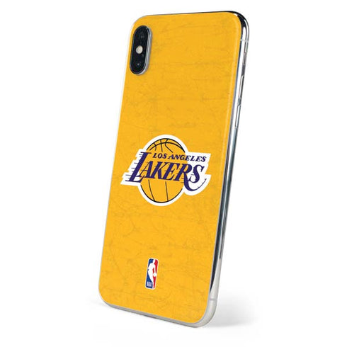 NBA Los Angeles Lakers Distressed iPhone XS Max Skin