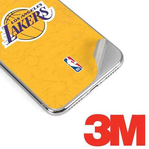 NBA Los Angeles Lakers Distressed iPhone XS Skin