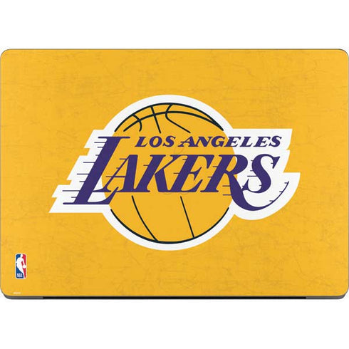 NBA Los Angeles Lakers Distressed MacBook Pro 14in (2021-24) Skin