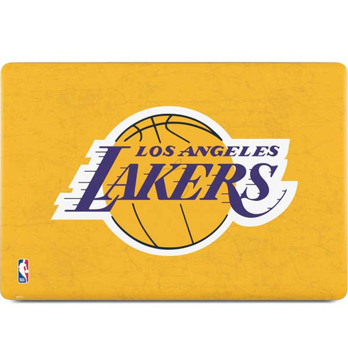 NBA Los Angeles Lakers Distressed MacBook Skins