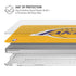 NBA Los Angeles Lakers Distressed MacBook Pro 15in (2016-19) Case plus Skin