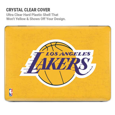 NBA Los Angeles Lakers Distressed MacBook Pro 16in (2019-20) Case plus Skin