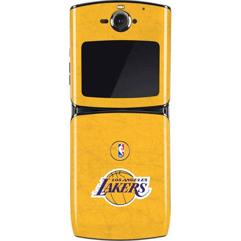 NBA Los Angeles Lakers Distressed Motorola RAZR Skin