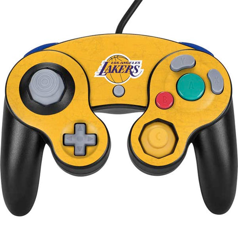 NBA Los Angeles Lakers Distressed Nintendo Skins