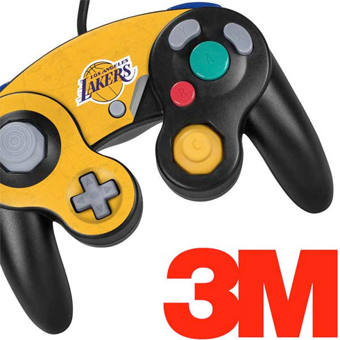 NBA Los Angeles Lakers Distressed Nintendo GameCube Controller Skin