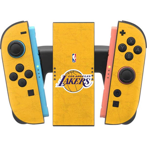 NBA Los Angeles Lakers Distressed Nintendo Switch 2 (2025) Joy-Con Controller Skin
