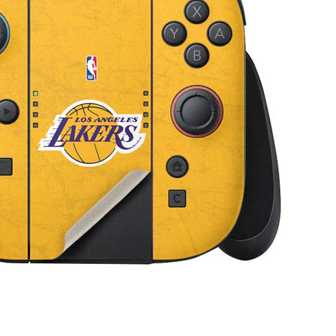 NBA Los Angeles Lakers Distressed Nintendo Switch 2 (2025) Joy-Con Controller Skin