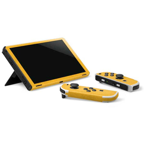 NBA Los Angeles Lakers Distressed Nintendo Switch OLED (2021) Skin