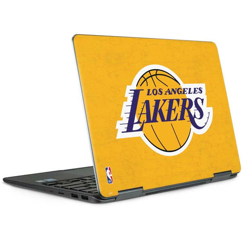 NBA Los Angeles Lakers Distressed Notebook 9 Pro 13in (2017) Skin