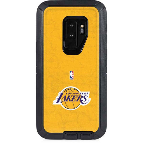 NBA Los Angeles Lakers Distressed Otterbox Defender Galaxy Skin