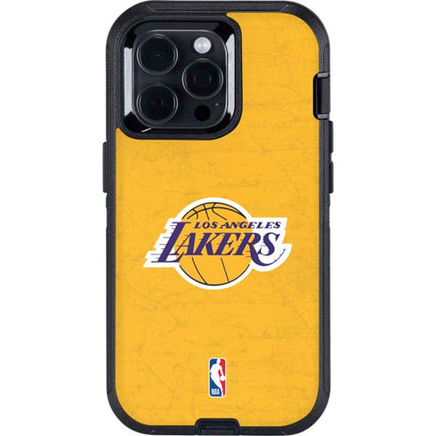 NBA Los Angeles Lakers Distressed Otterbox Defender iPhone Skin