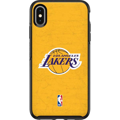 NBA Los Angeles Lakers Distressed Otterbox Symmetry iPhone Skin