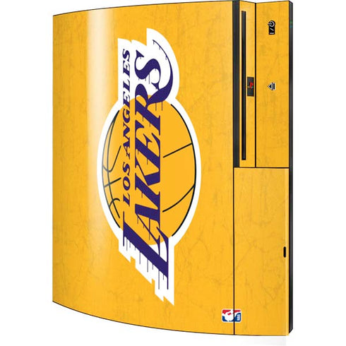 NBA Los Angeles Lakers Distressed Playstation 3 & PS3 Skin