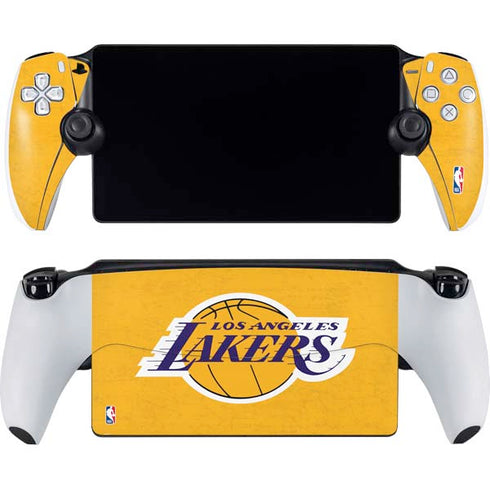 NBA Los Angeles Lakers Distressed PlayStation Portal Remote Player Skin