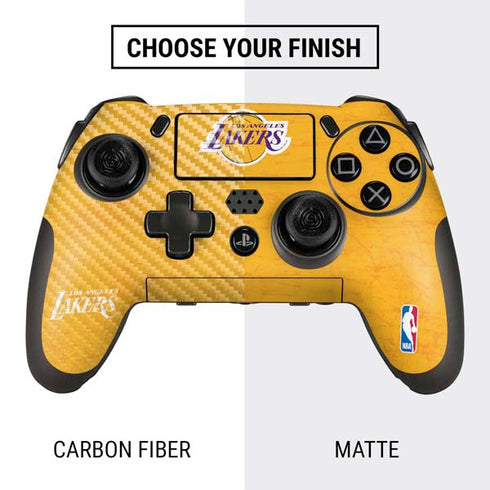 NBA Los Angeles Lakers Distressed PlayStation Scuf Vantage 2 Controller Skin