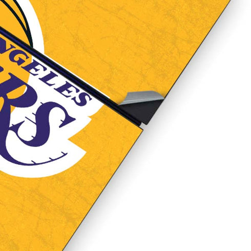 NBA Los Angeles Lakers Distressed PS4 Console Skin