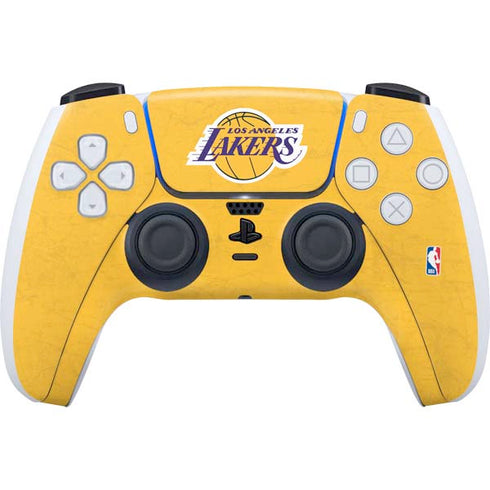 NBA Los Angeles Lakers Distressed PS5 Controller Skin