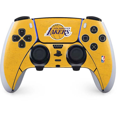NBA Los Angeles Lakers Distressed PlayStation PS5 Skins