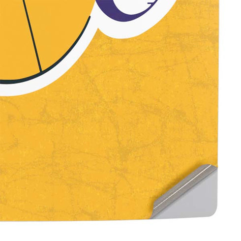 NBA Los Angeles Lakers Distressed PS5 Pro Console Skin