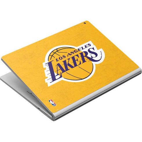 NBA Los Angeles Lakers Distressed Surface Book Skin