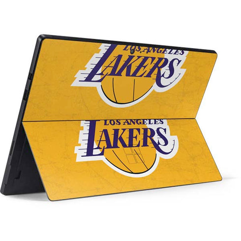 NBA Los Angeles Lakers Distressed Surface Pro 6 Skin