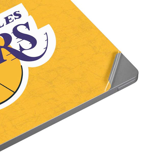 NBA Los Angeles Lakers Distressed Universal Laptop 15in (12.2 x 8.8in) Skin