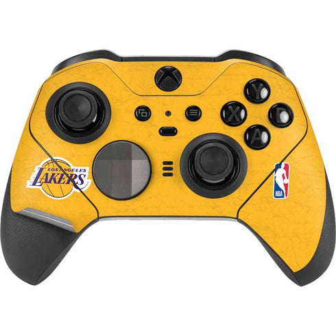 NBA Los Angeles Lakers Distressed Xbox Elite Wireless Controller Series 2 Skin