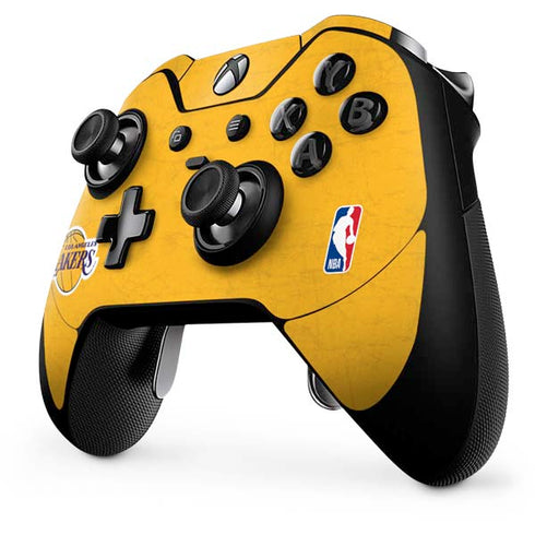 NBA Los Angeles Lakers Distressed Xbox One Elite Controller Skin