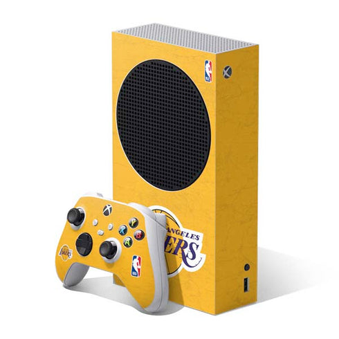 NBA Los Angeles Lakers Distressed Xbox Series S Bundle Skin