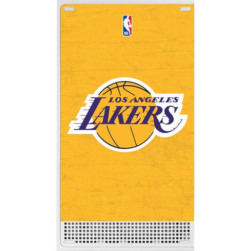NBA Los Angeles Lakers Distressed Xbox Series S Bundle Skin