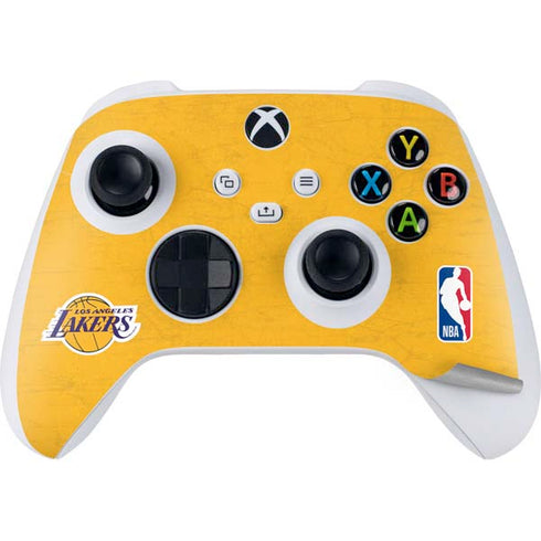 NBA Los Angeles Lakers Distressed Xbox Series S Bundle Skin