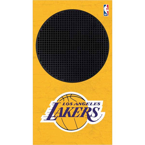 NBA Los Angeles Lakers Distressed Xbox Series S Console Skin