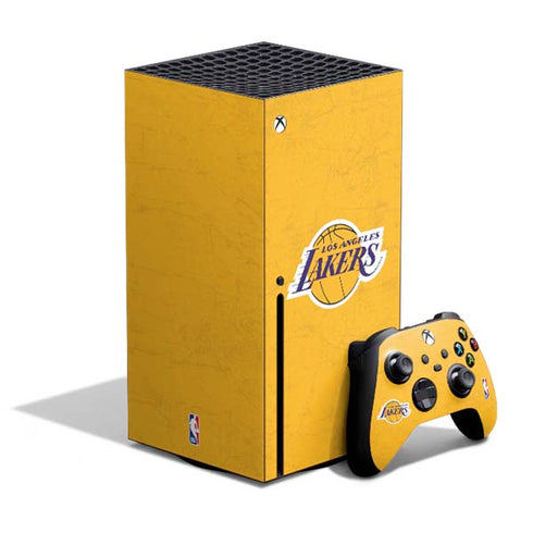 NBA Los Angeles Lakers Distressed Xbox Series X Skins