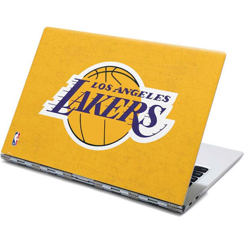 NBA Los Angeles Lakers Distressed Yoga 910 2-in-1 14in Touch-Screen Skin